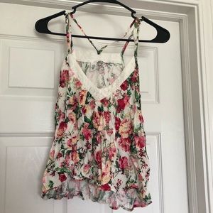 Floral crop top